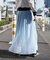シアー シャイニーラメプリーツ スカート