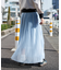 シアー シャイニーラメプリーツ スカート
