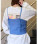 パッチワーク風 ニットビスチェ
