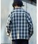 NEW LOOSE FIT OMBRE CHECK SHIRT LS