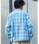 NEW LOOSE FIT OMBRE CHECK SHIRT LS