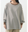 ボーダー ビッグ ロンT/長袖Tシャツ