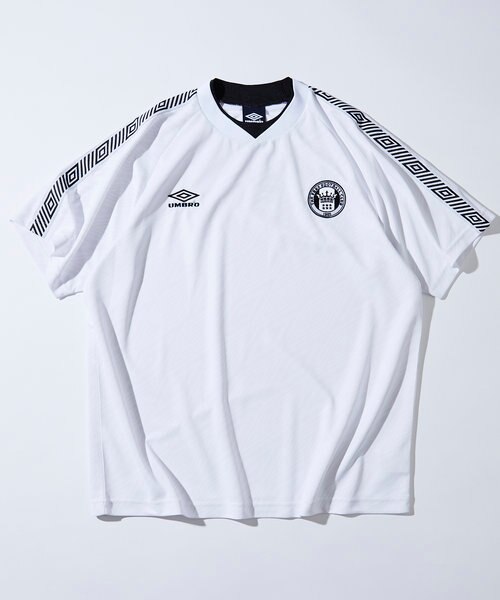 別注 Line Soccer Game Shirt Double Logo｜フリークスストアの