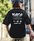 限定展開 KAVU×FREAK'S STORE/カブー 別注 ビッグシルエット バックプリントTシャツ/ICON