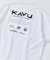 限定展開 KAVU×FREAK'S STORE/カブー 別注 ビッグシルエット バックプリントTシャツ/ICON