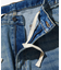 Crushed Double Knee Denim Pants/ダブルニー クラッシュド デニムパンツ