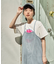 メッシュ キャミワンピース