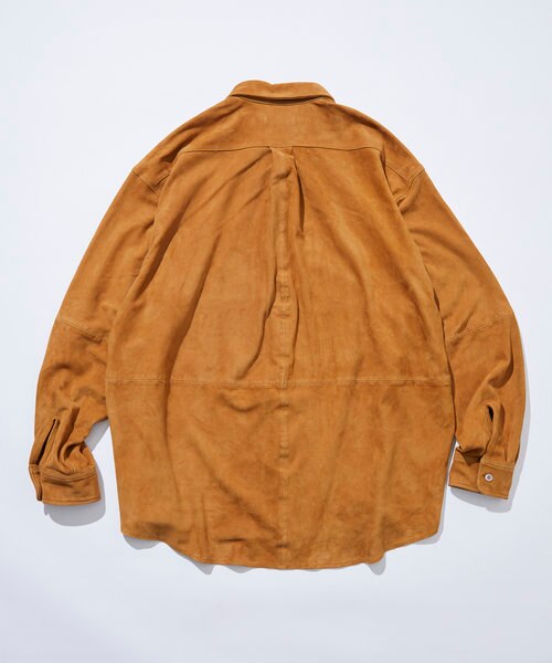 LAMB NAPPA /GOAT SUEDE LEATHER SHIRT/ラム ナッパ ゴート