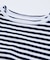 Boat Neck Horizontal  Stripe french terry Long Sleeve Tee 【価格差異のため販売停止】