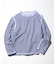 Boat Neck Horizontal  Stripe french terry Long Sleeve Tee 【価格差異のため販売停止】