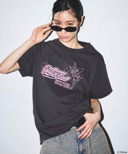 限定展開 DISNEY/ディズニー ピーター・パン 別注 クルーネック