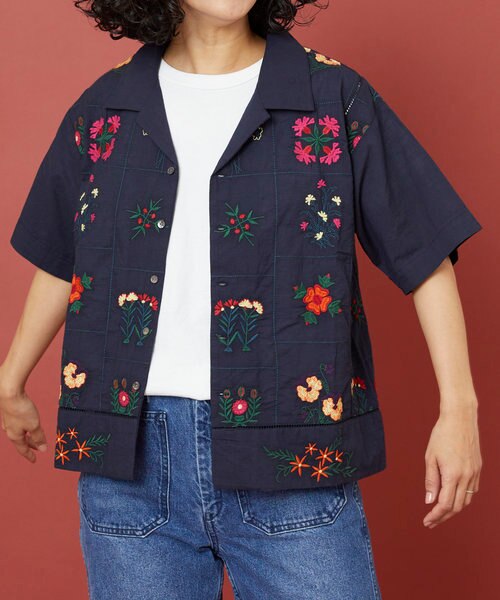 【大幅値下げ】Freada インドパッチワーク刺繍シャツ インドパッチワーク刺繍シャツ｜フリークスストアの通販｜&mall