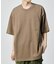 10.5オンス ヘビーウェイト NO-SIDE SEAM クルーネック ポケットTシャツ USA COTTON