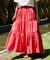 インド ティアードマキシスカート