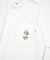 ワンポイントロゴ クルーネック ショートスリーブ ポケットTシャツ ハチ公