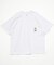 ワンポイントロゴ クルーネック ショートスリーブ ポケットTシャツ ハチ公