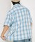 NEW LOOSE FIT OMBRE CHECK SHIRT SS