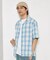 NEW LOOSE FIT OMBRE CHECK SHIRT SS