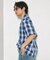 NEW LOOSE FIT OMBRE CHECK SHIRT SS