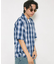 NEW LOOSE FIT OMBRE CHECK SHIRT SS
