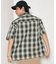 NEW LOOSE FIT OMBRE CHECK SHIRT SS