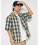 NEW LOOSE FIT OMBRE CHECK SHIRT SS