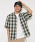 NEW LOOSE FIT OMBRE CHECK SHIRT SS