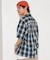 NEW LOOSE FIT OMBRE CHECK SHIRT SS