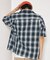 NEW LOOSE FIT OMBRE CHECK SHIRT SS