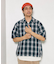 NEW LOOSE FIT OMBRE CHECK SHIRT SS