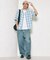 NEW LOOSE FIT OMBRE CHECK SHIRT SS