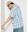 NEW LOOSE FIT OMBRE CHECK SHIRT SS