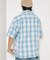 NEW LOOSE FIT OMBRE CHECK SHIRT SS