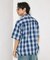 NEW LOOSE FIT OMBRE CHECK SHIRT SS