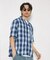 NEW LOOSE FIT OMBRE CHECK SHIRT SS