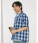 NEW LOOSE FIT OMBRE CHECK SHIRT SS
