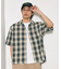 NEW LOOSE FIT OMBRE CHECK SHIRT SS