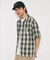 NEW LOOSE FIT OMBRE CHECK SHIRT SS