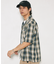 NEW LOOSE FIT OMBRE CHECK SHIRT SS