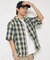 NEW LOOSE FIT OMBRE CHECK SHIRT SS