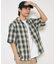 NEW LOOSE FIT OMBRE CHECK SHIRT SS