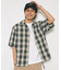 NEW LOOSE FIT OMBRE CHECK SHIRT SS