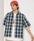 NEW LOOSE FIT OMBRE CHECK SHIRT SS