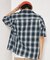 NEW LOOSE FIT OMBRE CHECK SHIRT SS