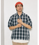 NEW LOOSE FIT OMBRE CHECK SHIRT SS