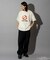 GHOSTBUSTERS/ゴーストバスターズ フロッキープリント ショートスリーブTシャツ/半袖