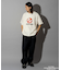 GHOSTBUSTERS/ゴーストバスターズ フロッキープリント ショートスリーブTシャツ/半袖