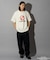 GHOSTBUSTERS/ゴーストバスターズ フロッキープリント ショートスリーブTシャツ/半袖