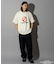 GHOSTBUSTERS/ゴーストバスターズ フロッキープリント ショートスリーブTシャツ/半袖