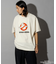 GHOSTBUSTERS/ゴーストバスターズ フロッキープリント ショートスリーブTシャツ/半袖